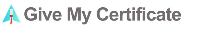 Give My Certificate logo